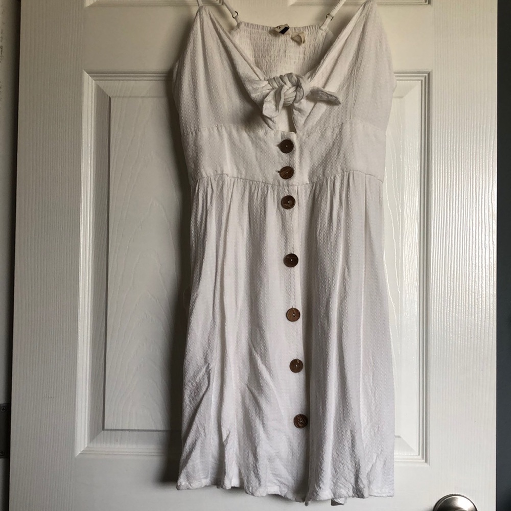 ROXY:  UNDER THE SUN DRESS - SNOW WHITE